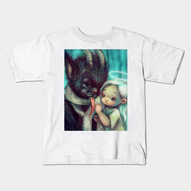 Krampus Kids T-Shirt by selvagemqt